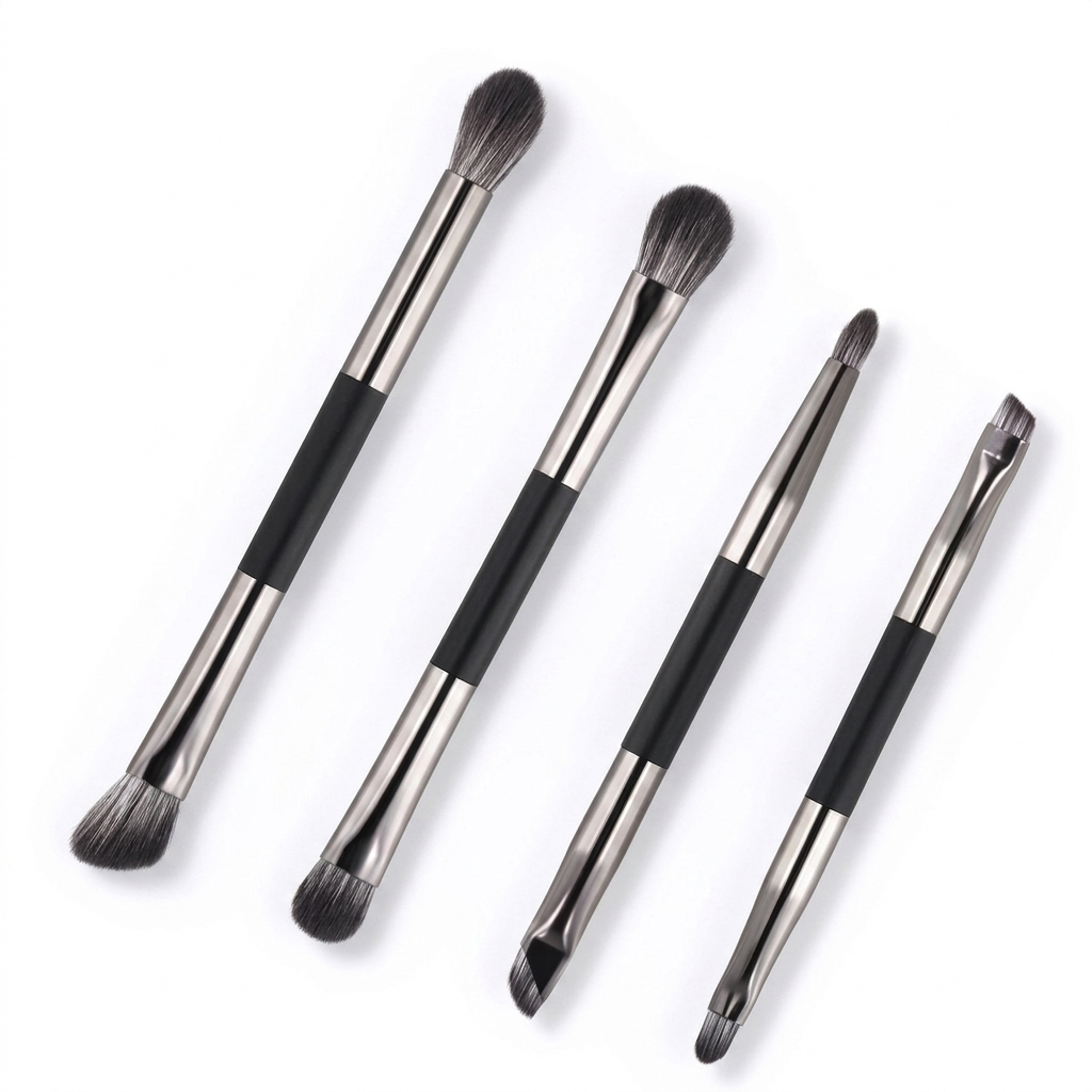 KOS Double-Ended Portable Makeup Brush Set