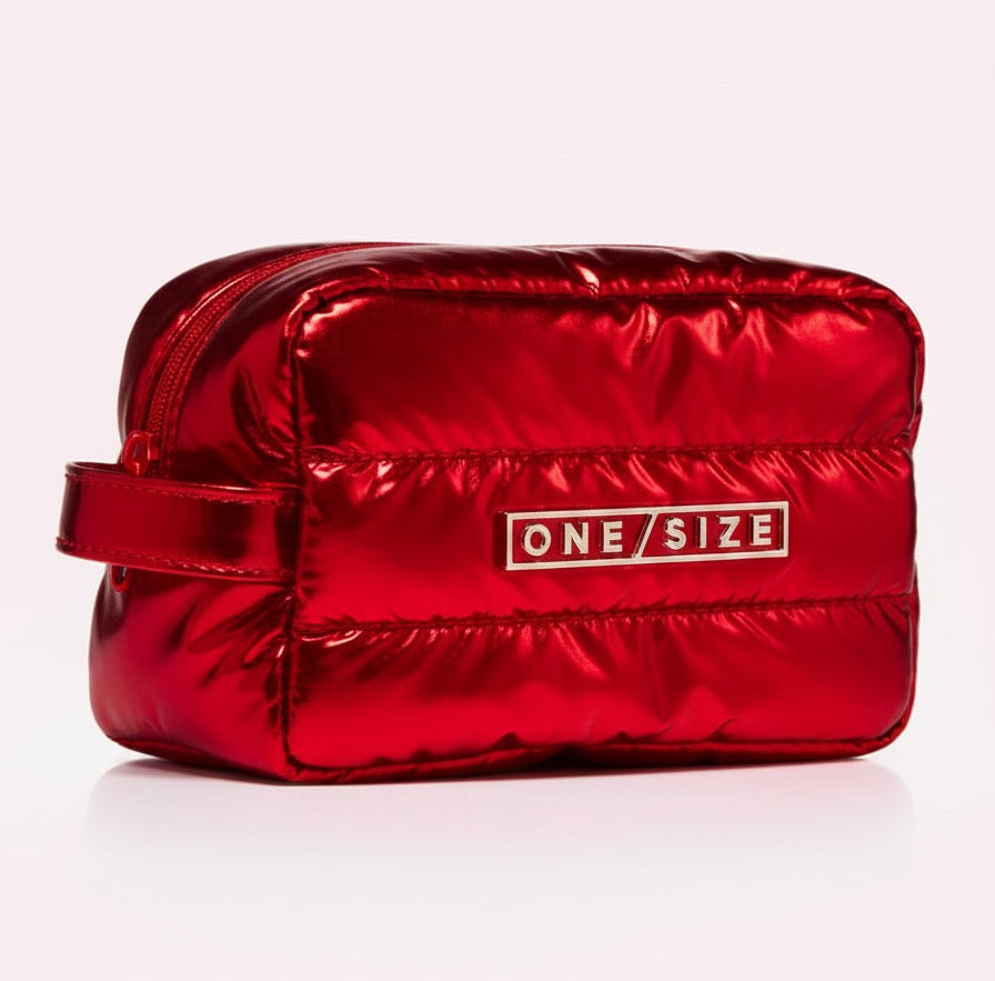 One Size Chrome Cloud Make Up Bag