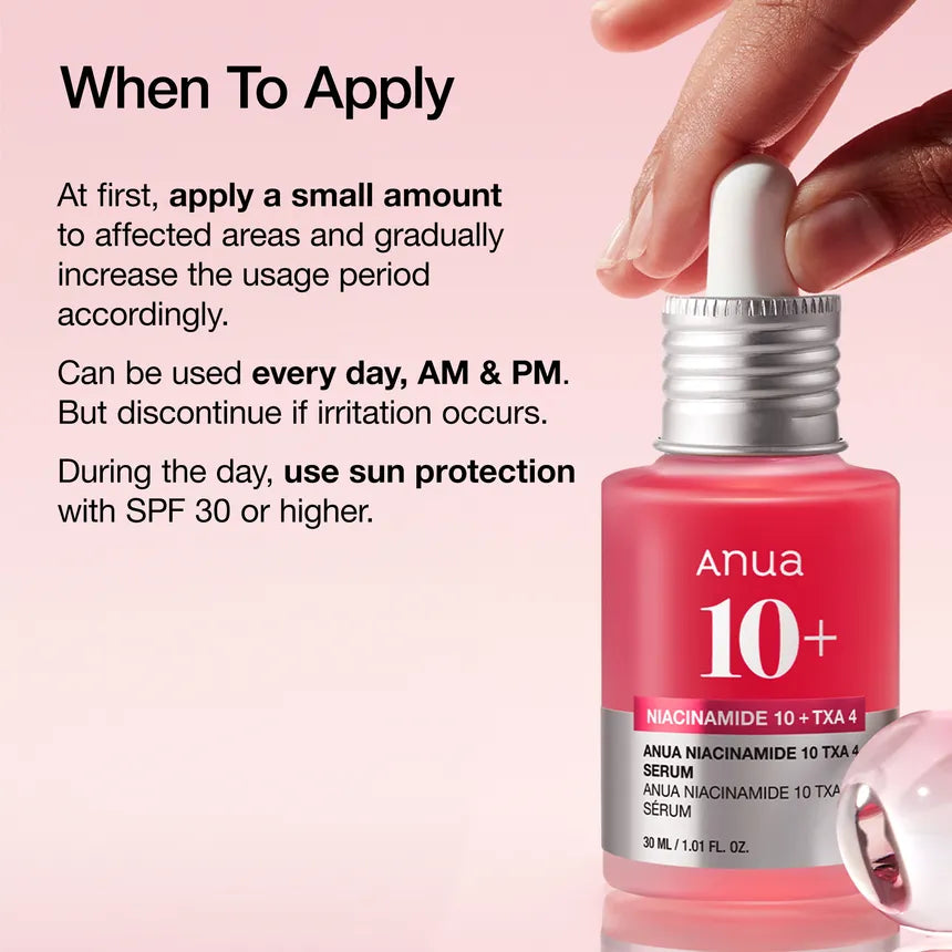 Sample Anua Niacinamide 10 TXA 4 Serum