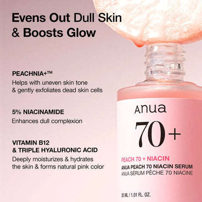 Sample Anua Peach 70 Niacin Serum