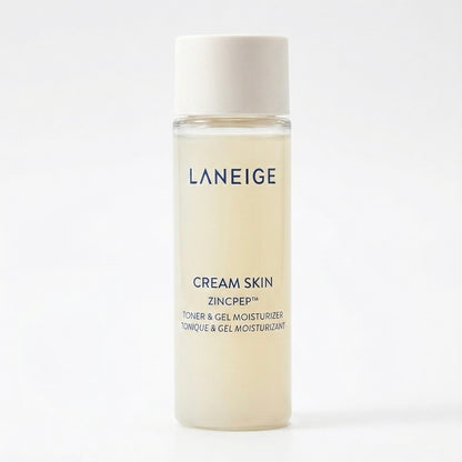 Mini LANEIGE - Cream Skin Zincpep™ Toner & Gel Moisturizer - 25ml