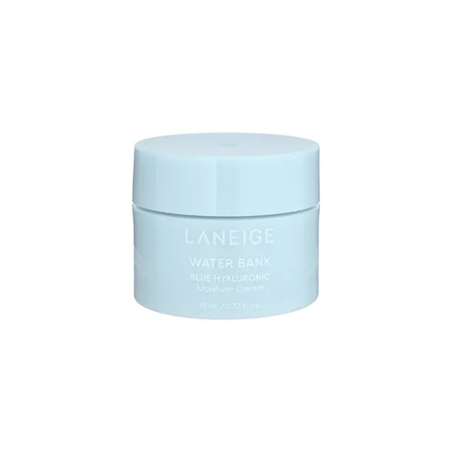 Mini LANEIGE Water Bank Blue Hyaluronic Cream Moisturizer for Moisture Barrier Repair (10 ml)