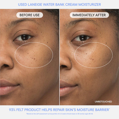 Mini LANEIGE Water Bank Blue Hyaluronic Cream Moisturizer for Moisture Barrier Repair (10 ml)