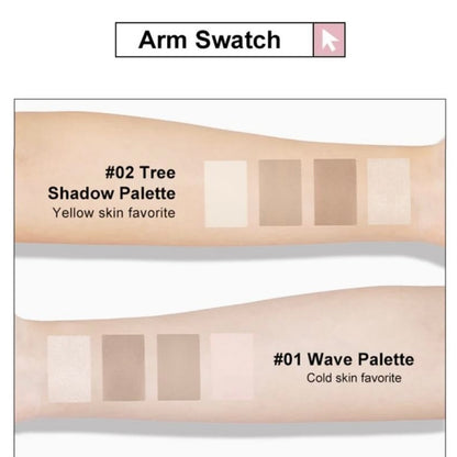 JUDYDOLL 2 IN 1 Highlighter Contour Palette