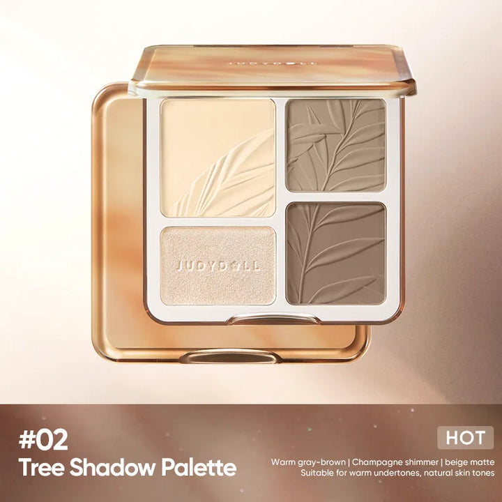JUDYDOLL 2 IN 1 Highlighter Contour Palette