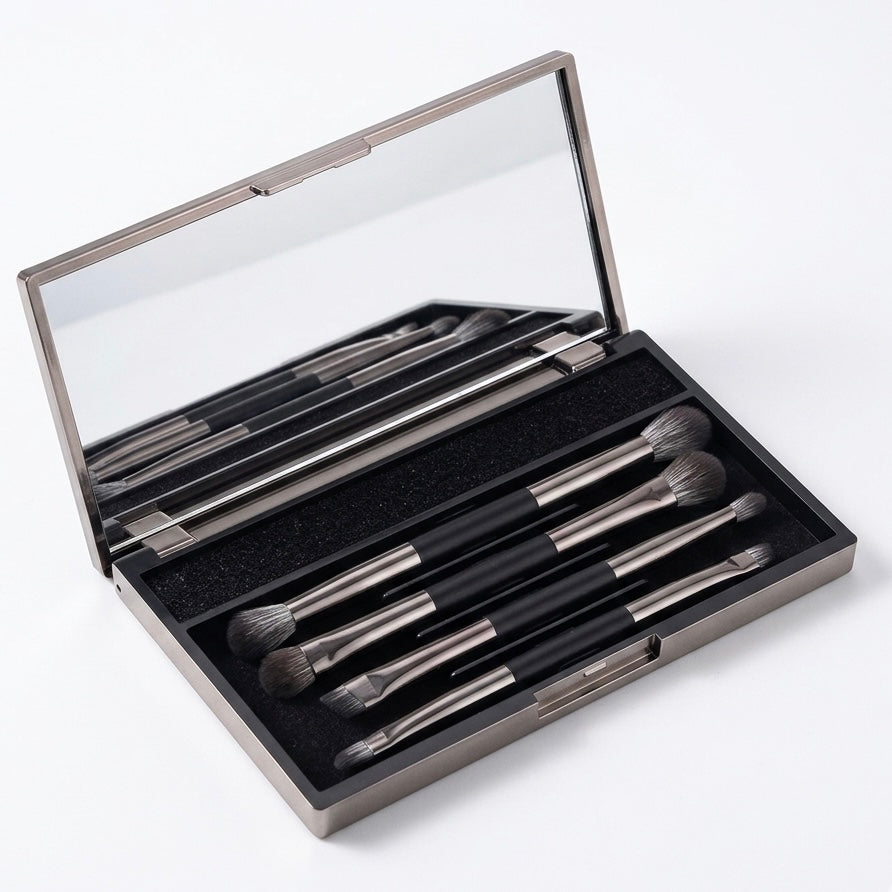 KOS Double-Ended Portable Makeup Brush Set