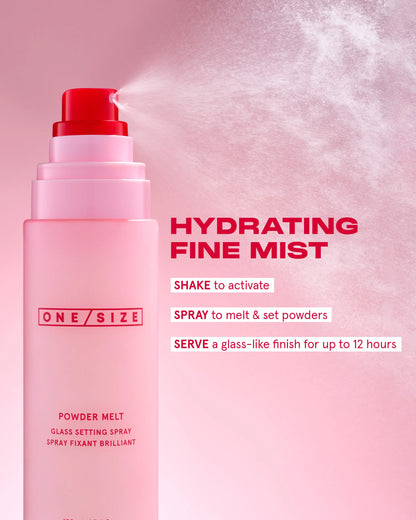 One Size Powder Melt Glass Setting Spray