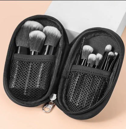 Travel Makeup Brushes with a Bag
