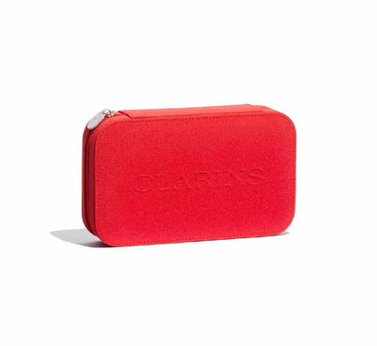 Clarins Red Hard Bag